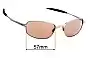 Sunglass Fix Replacement Lenses for Oakley Big Square Wire - 57mm Wide 