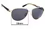 Sunglass Fix Replacement Lenses for Oakley Disclosure OO4110 - 58mm Wide 