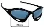 Sunglass Fix Replacement Lenses for Oakley Racing Jacket Gen 2 - 62mm Wide 