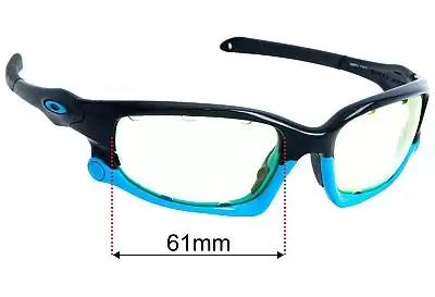 Oakley Split Jacket OO9099 Vented Replacement Lenses 61mm wide 