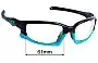 Sunglass Fix Replacement Lenses for Oakley Split Jacket OO9099 Vented - 61mm Wide 