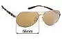 Sunglass Fix Replacement Lenses for Oakley Tie Breaker OO4108 - 56mm Wide 