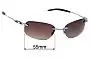 Sunglass Fix Lentes de Repuesto para Oakley Why 8.1 - 55mm Wide 