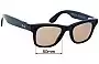 Sunglass Fix Replacement Lenses for Ray-Ban RW4006 Meta Wayfarer (Gen 1) - 50mm Wide 