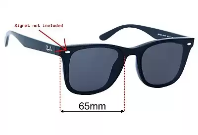 Ray-Ban RB4420 Replacement Lenses 65mm wide 