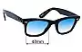 Sunglass Fix Ersatzgläser für Ray-Ban RB5121 - 47mm Wide 