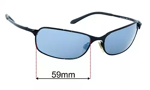 Revo 3047 Replacement Lenses 59mm wide 