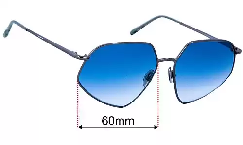 Sportmax SM0018 Replacement Lenses 60mm wide 