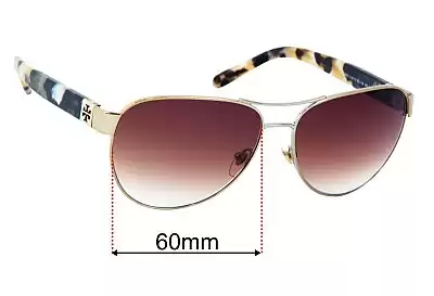 Tory Burch TY6010 Replacement Lenses 60mm wide 