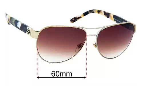 Tory Burch TY6010 Replacement Lenses 60mm wide 