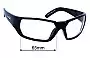 Sunglass Fix Replacement Lenses for Wiley X Rout - 65mm Wide 