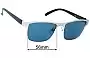 Sunglass Fix Ersatzgläser für Next C69-089 - 56mm Wide 