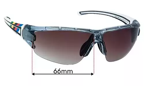 Adidas A167 Evil Eye Halfrim Pro S Lentes de Repuesto 66mm wide 