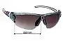 Sunglass Fix Lentes de Repuesto para Adidas A167 Evil Eye Halfrim Pro S - 66mm Wide 