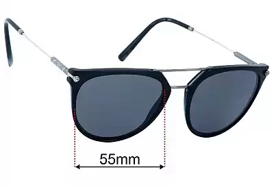 Bvlgari BV7029 Replacement Lenses 55mm wide 