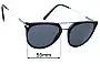 Sunglass Fix Lentes de Repuesto para Bvlgari BV 1113 - 56mm Wide 