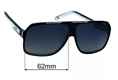 Carrera 27 Replacement Lenses 62mm wide 