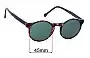 Sunglass Fix Replacement Lenses for Clive & Wally Alex - 45mm Wide 