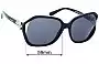 Sunglass Fix Lentes de Repuesto para Coach HC8233 - 59mm Wide 