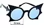 Sunglass Fix Replacement Lenses for Foxblood Vamped - 51mm Wide 