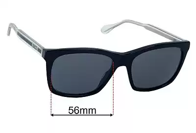 Gucci GG0558S Replacement Lenses 56mm wide 