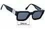 Sunglass Fix Lentes de Repuesto para Louis Vuitton  Match Z1414W - 54mm Wide 