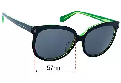 Marc by Marc Jacobs MMJ 447/F/S Replacement Lenses 57mm wide 