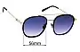 Sunglass Fix Replacement Lenses for Oscar & Frank Via Palma - 56mm Wide 