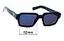 Sunglass Fix Replacement Lenses for Prada SPR02Z - 52mm Wide 