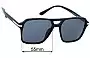 Sunglass Fix Verres de Remplacement pour Prada SPR20Y - 55mm Wide 