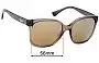 Sunglass Fix Verres de Remplacement pour Ralph Lauren RA 5268 - 56mm Wide 