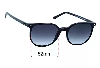 Ray-Ban RB2197 Elliot Replacement Lenses 52mm wide 