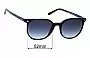 Sunglass Fix Replacement Lenses for Ray-Ban RB2197 Elliot - 52mm Wide 