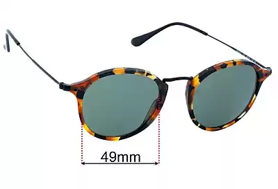 Ray-Ban RB2447 Round Ersatzgläser 49mm wide 