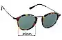Sunglass Fix Replacement Lenses for Ray-Ban RB2447 Round - 49mm Wide 