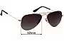Sunglass Fix Verres de Remplacement pour Ray-Ban RJ9506S - 52mm Wide 