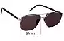 Sunglass Fix Ersatzgläser für Prada SPR59Y - 57mm Wide 