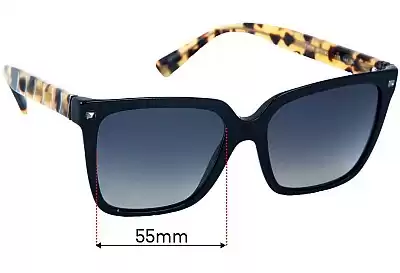 Valentino VA4098 Replacement Lenses 55mm wide 