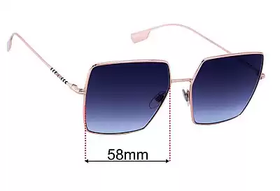 Burberry B 3133 Replacement Lenses 58mm wide 