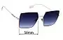 Sunglass Fix Ersatzgläser für Burberry B 3133 - 58mm Wide 