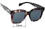 Sunglass Fix Ersatzgläser für Celine CL 41444/S - 51mm Wide 