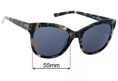 Costa Del Mar Bimini Replacement Lenses 55mm wide 