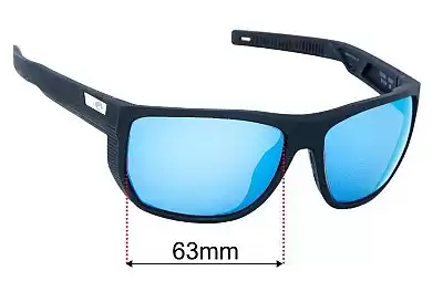 Costa Del Mar Santiago Replacement Lenses 63mm wide 