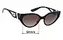 Sunglass Fix Lentes de Repuesto para Dolce & Gabbana DG6146 - 54mm Wide 
