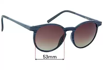 Maui Jim MJ809 Kiawe Replacement Lenses 53mm wide 