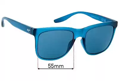 Maui Jim MJ602 Pehu Verres de Remplacement 55mm wide 