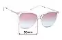 Sunglass Fix Lentes de Repuesto para Michael Kors MK2169 Avellino - 56mm Wide 