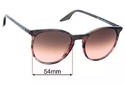 Ray-Ban RB2204 Replacement Lenses 54mm wide 