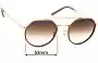 Sunglass Fix Ersatzgläser für Ray-Ban RB3765 - 53mm Wide 