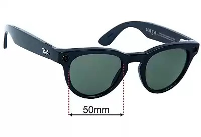 Ray-Ban RW4009 Meta Headliner Ersatzgläser 50mm wide 